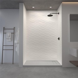 textured SPC shower wall panels