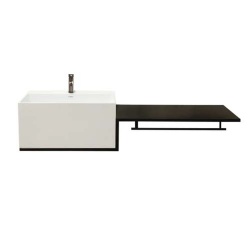 wall mounted hotel bathroom vanity